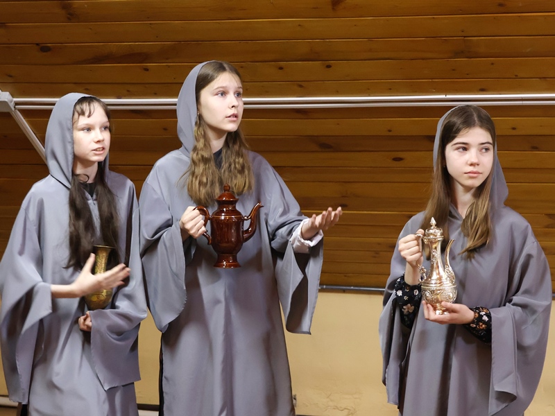 В воскресной школе Евдокиевского храма г. Липецка состоялся концерт в честь праздника Светлого Христова Воскресения